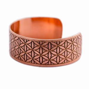 Prem-Copper® Miedziana Bransoletka Kwiat Życia