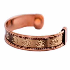 Prem-Copper® Magnetyczna Miedziana Bransoletka Omkara