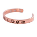 Prem-Copper® Magnetyczna Miedziana Bransoletka Chakra wąska