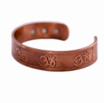 Prem-Copper® Magnetyczna Miedziana Bransoletka z motywem OM