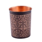 Prem-Copper® Kubek MIEDZIANY na wodę 250ml Divya