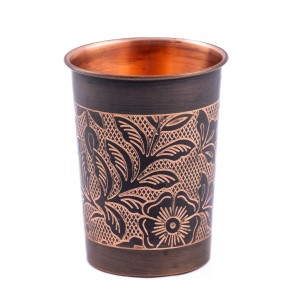 Prem-Copper® Kubek MIEDZIANY na wodę 250ml Madhulika