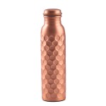 Prem-Copper® Butelka MIEDZIANA na wodę 900ml z certyfikatem Madhu