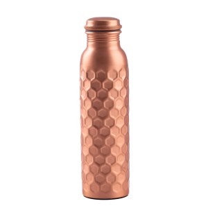Prem-Copper® Butelka MIEDZIANA na wodę 900ml z certyfikatem Madhu