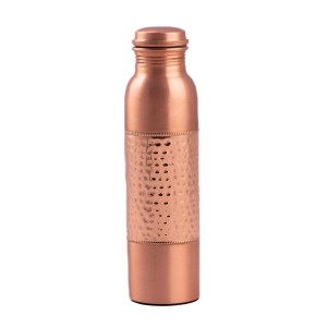 Prem-Copper® Butelka MIEDZIANA na wodę 900ml z certyfikatem Marma