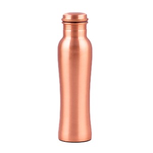 Prem-Copper® Butelka MIEDZIANA na wodę 800ml z certyfikatem gładka Tanuvi
