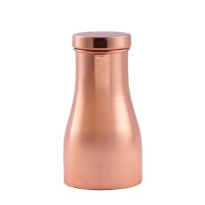 Prem-Copper® Karafka Dzbanek MIEDZIANY 1l z certyfikatem gładki Sharala