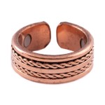 Prem-Copper® Pierścionek Sygnet miedziany magnetyczny Śukra