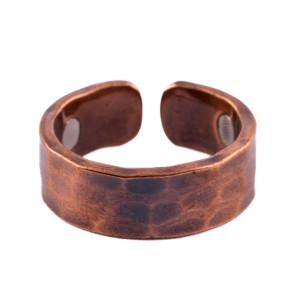 Prem-Copper® Pierścionek Sygnet miedziany magnetyczny Shani