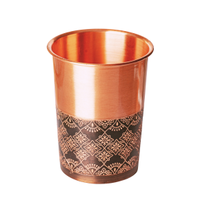 Prem-Copper® Kubek MIEDZIANY na wodę 250ml Mihendi