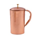 Prem-Copper® Dzbanek MIEDZIANY 1950ml z certyfikatem gładki Nirmala