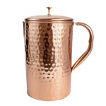 Prem-Copper® Dzbanek MIEDZIANY 1950ml z certyfikatem kuty młotkowany Amrita