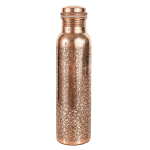 Prem-Copper® Butelka MIEDZIANA na wodę 900ml z certyfikatem Pushpa black