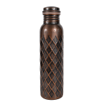 Prem-Copper® Butelka MIEDZIANA na wodę 900ml z certyfikatem antyczna Puratana