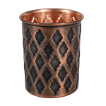 Prem-Copper® Kubek MIEDZIANY na wodę 250ml antyczny Puratana