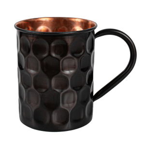 Prem-Copper® Kubek MIEDZIANY na wodę 450ml z uchwytem antyczny Avika