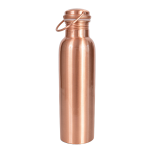 Prem-Copper® Butelka MIEDZIANA na wodę 900ml z certyfikatem gładka z uchwytem Nirmala