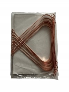 Prem-Copper® MIEDZIANY Czyścik Skrobaczka Skrobak do języka MIEDŹ - zestaw 12 sztuk