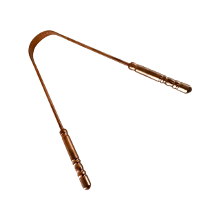 Prem-Copper® Miedziany CZYŚCIK Skrobaczka do języka Amala Miedź Premium