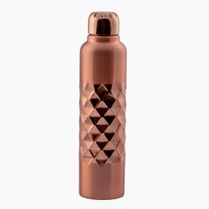 Prem-Copper® Butelka MIEDZIANA na wodę 950ml z certyfikatem Vajra